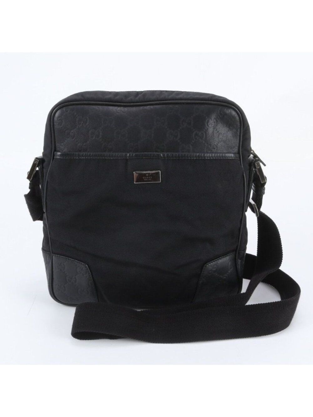 Gucci Guccissima Leather Shoulder Bag Crossbody Messenger Business